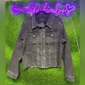 Black Denim Jean Jacket